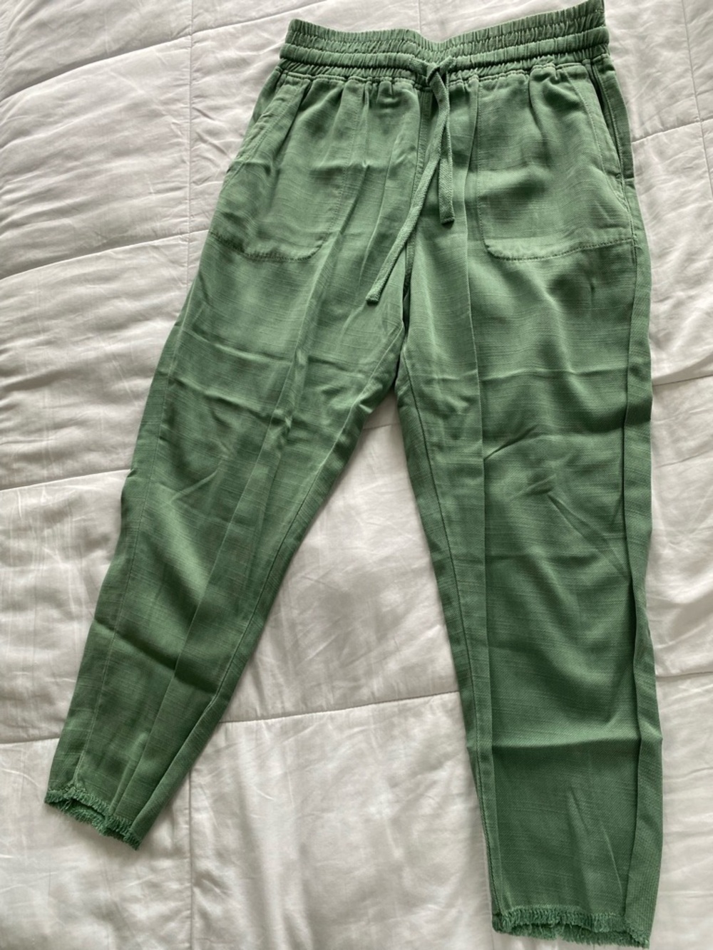 Zara khaki Drawstring Jogger Pants